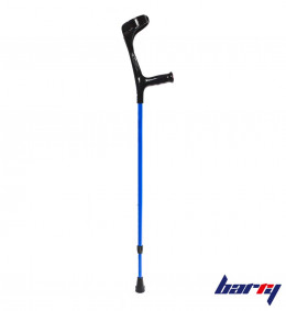 Костыль локтевой Vario Line Ergo-Grip 222KL-Standart (Цвет ручки: Черный, Цвет трубы: Синий)